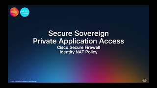 Akses Aplikasi Privat Berdaulat yang Aman: Kebijakan NAT Identitas Cisco Secure Firewall screenshot 5
