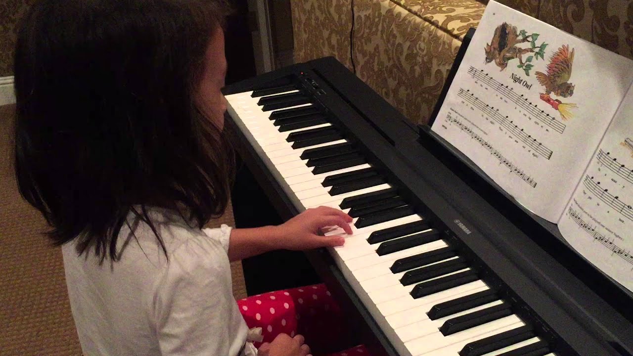 How to play night owl on the piano youtube