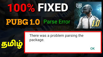 How To Fix There Was a Problem Parsing The Package pubg | PUBG 1.0 | Teqno Man Tamil