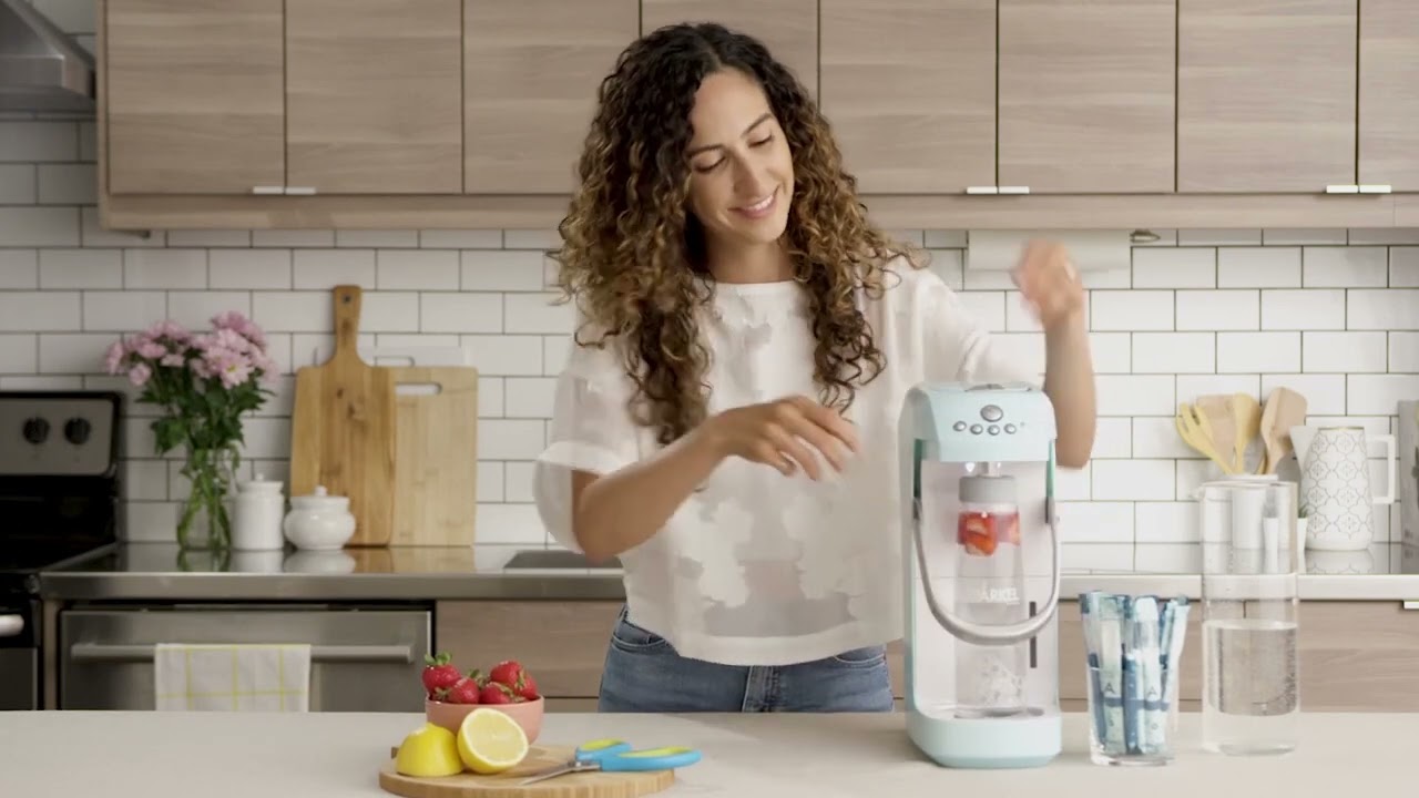 Sparkel No CO2 Drink Carbonator with 2 Free Bottles