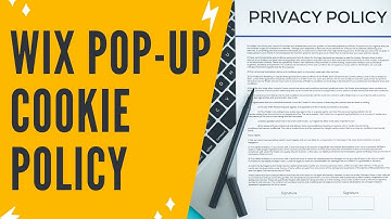 Een POP-UP-COOKIEBELEID toevoegen aan uw WIX-WEBSITE met behulp van de functie Privacy en cookies