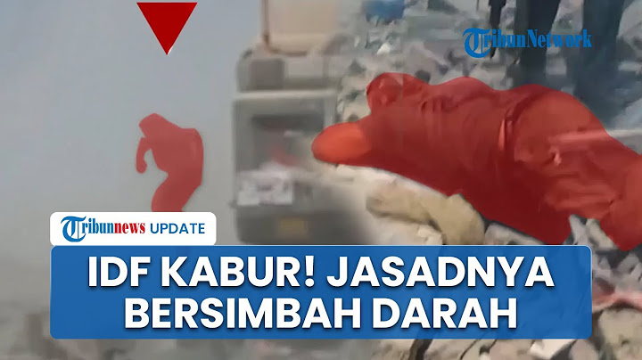 Bocor! Video Tentara Israel Kabur Ditembaki Hamas, Jasadnya Ditemukan Tengkurap Bersimbah Darah