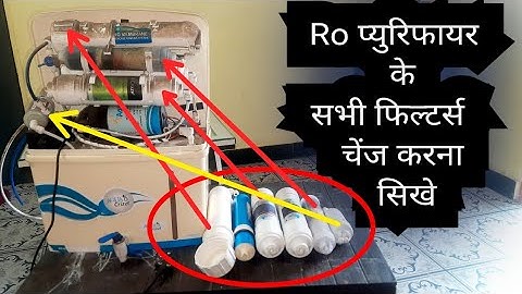 Ro filter replacement || ro ka filter kaise change kare || How to change water purifier filters