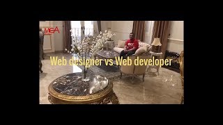 web designer vs web developer