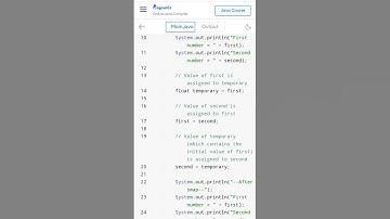 Java Program to Swap Two Numbers #coding #java #programming