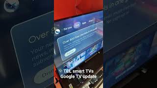 Google TV updated on all TCL smart TVs with Google's live channels! #googletv #tcl #todotvstreaming screenshot 4