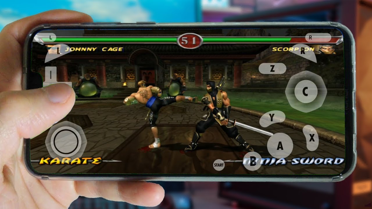 mortal kombat deadly allience gamecube test on realme 5 pro YouTube