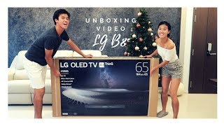 LG B8 OLED 4K TV [OLED65B8STB] Unboxing Video