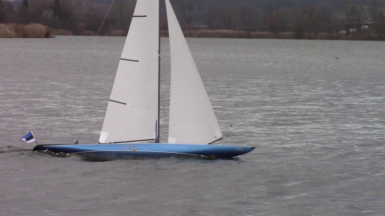 stormy day with A Class - radiosailing
