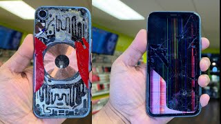 Deep cleaning , Fixing and Color Changing Dirtiest iPHONE!