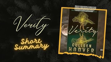 Verity Book Summary by Colleen Hover