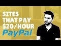 8 Websites That Pay You $20 per Hour via PayPal