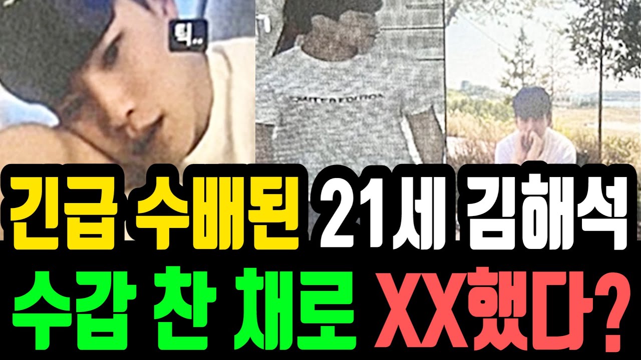 긴급 수배된 21세 김해석, 수갑 찬 채로 Xx했다? - Youtube