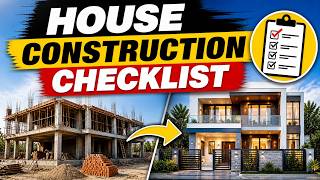 House Construction Checklist | घर बनाने से पहले ये Checklist जरूर देखो | A to Z Construction Tips