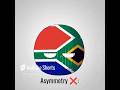 symmetrical vs asymmetrical flags part 2 || #countryballs #edit #fyp #shorts