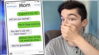 SONG LYRIC TEXT PRANK ON MY MOM! 😵 (Jake Paul "It's Everyday Bro")