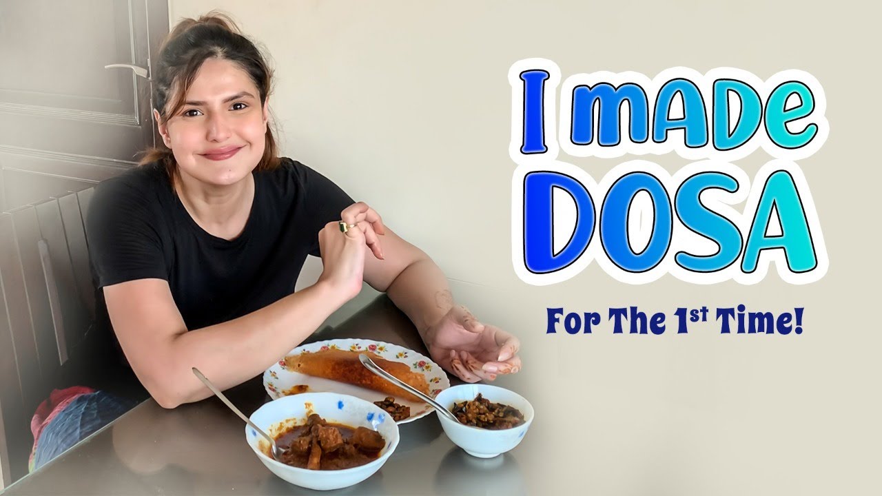 Quarantine Cooking | Dosa Making | Zareen Khan | Happy Hippie | #LetsPakaaoWithZareen