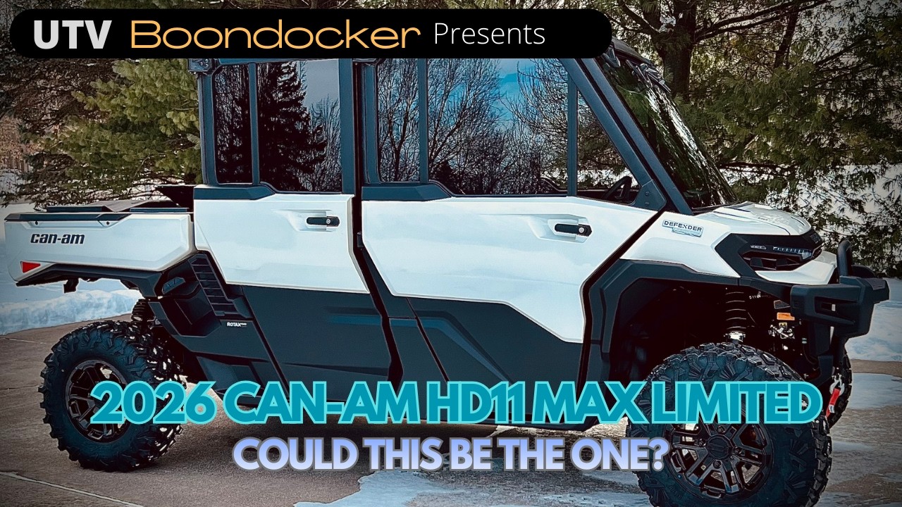 В модели Can-Am Defender HD11 Max Limited 2026 года есть всё! CanAm Dan вернулся!