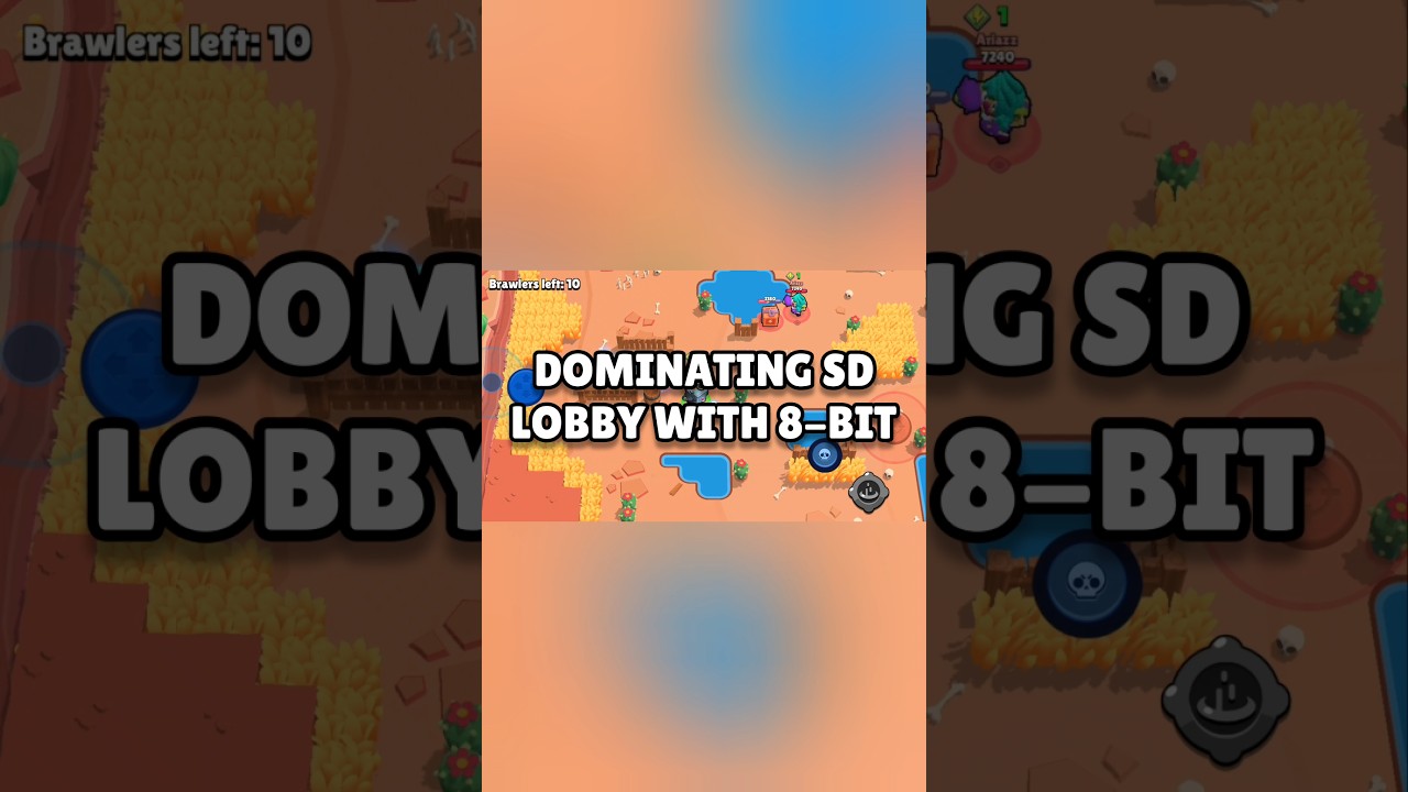 BRAWL STARS 8-BIT MASTERCLASS PRO PLAY AND DOMINATING SOLO SHOWDOWN (entering 
