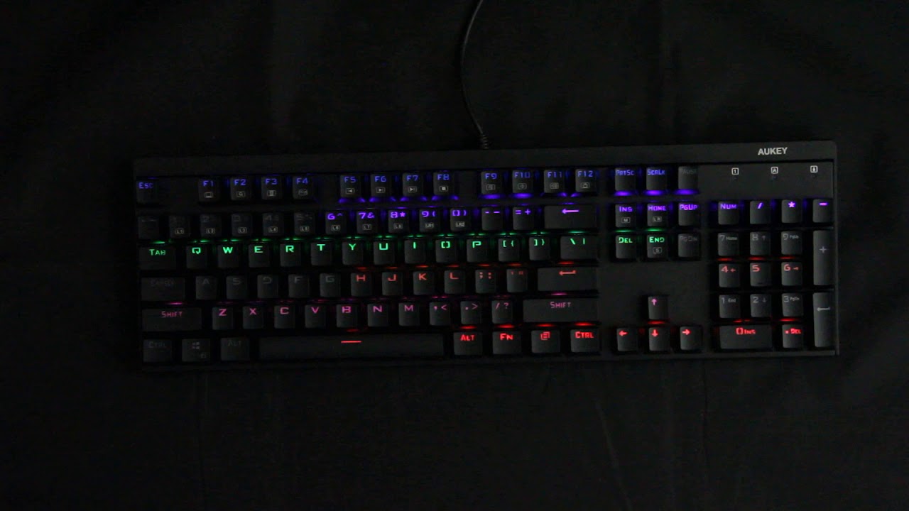 Aukey KM-G6 Mechanical Keyboard Review - Disassembly