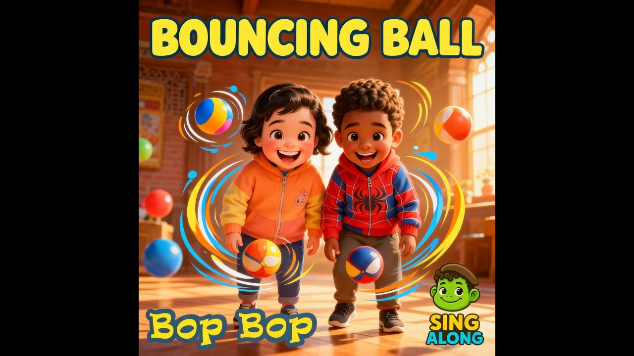 🎵 BOUNCING BALL - BOP BOP | Fun Kids Song & Dance | Sing Along for ...