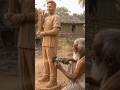 🔥 Unbelievable Wooden Cricket Champion Statue | AI Art #shorts