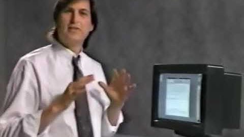 Steve Jobs Demoes NeXT
