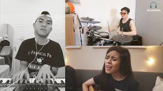 SOMEONE YOU LOVED - Cover by Lunity ft. Sarah Lee - Drummer Tran Tin - Piano by me.