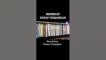Membuat Kontrak: Menuliskan nomor kontrak