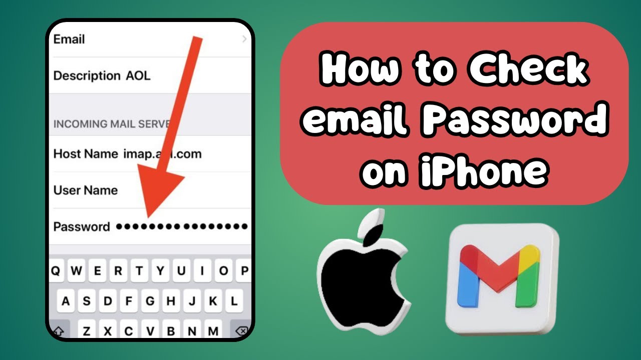 How to Check email Password on iPhone - YouTube