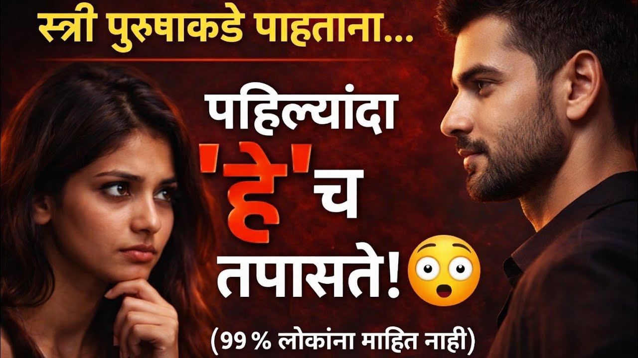 स्त्री पुरुषाकडे पाहताना पहिल्यांदा ‘हे’च तपासते… (९९% लोकांना माहित नाही)