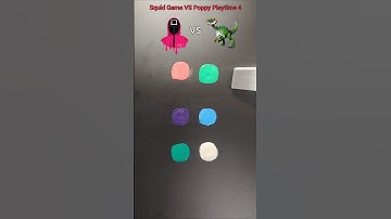Squid Game & Poppy playtime 4 Guess the mixed colors #satisfying...