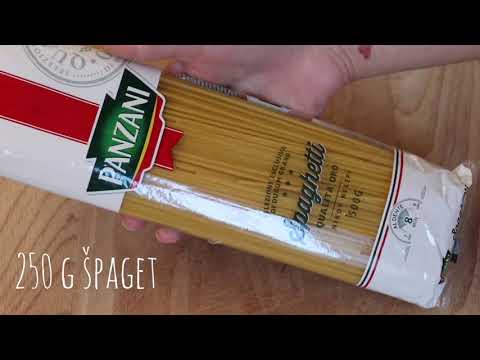 Video: Špagety S Cuketou A Parmazánem