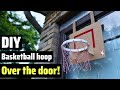 Over the door DIY basketball hoop using cardboard | Quick and easy!