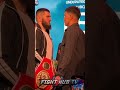 Artur Beterbiev STARES DOWN Dmitry Bivol in FIRST face off!