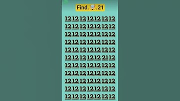 Find 👉 21 odd number puzzle 🧩 iq test 🧠 math reasoning question #mathematicspuzzles #mathspuzzle
