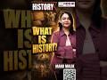 What is History? | UPSC CSE Notes by MANU MALIK | Plutus IAS #shorts