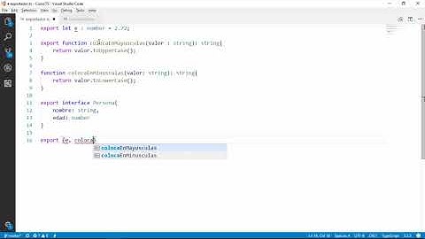 Módulos en TypeScript - Export e Import | Módulos | Programando en TypeScript