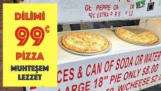 Dilimi 99 Cents Pizzayı Denedim Muhteşem Lezzet - Fresh Pizza Manhattan