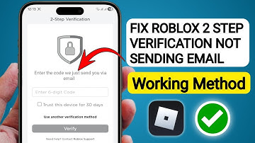 How To Fix Roblox 2 Step Verification Not Sending Email | Roblox 2 Step Verification Problem