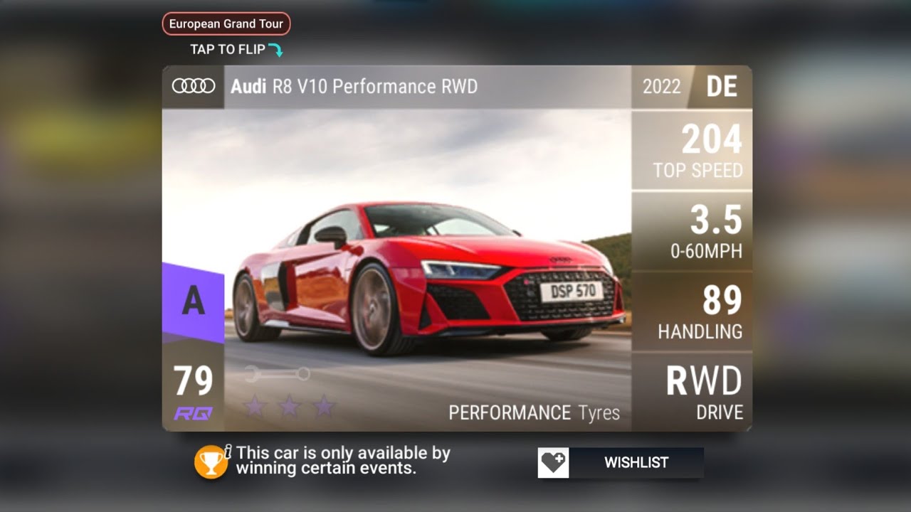 PLAYING FOR THE AUDI R8 PERFORMANCE RWD!!! | TOP DRIVES - YouTube