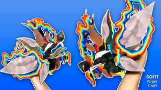 How To Make A Paper Rainbow Dragon. Diy Sofit Papercraft