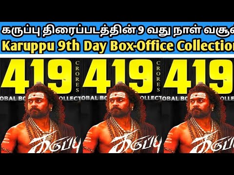 Karuppu 9th Day Box-Office Collection Report | கருப்பு திரைப்படத்தின் ஒன்பதாம் நாள் வசூல்