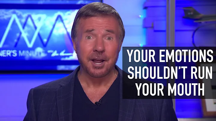 Your Emotions Shouldn’t Run Your Mouth | The Winner's Minute With Mac Hammond