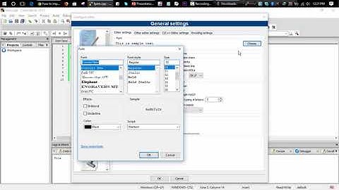how to change font size color of Code blocks in windows and Codeblocks IDE theme