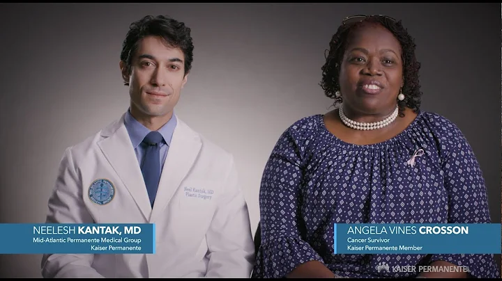 Cancer Survivor Angela Crosson with her Surgeon Dr...
