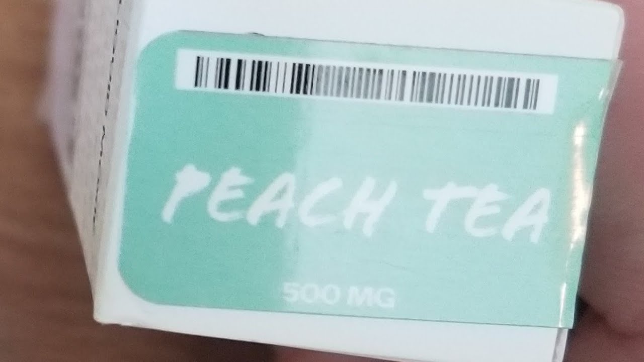 Pa weed review: moxie peach tea half g distillate cart