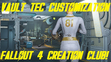 VAULT SUIT CUSTOMIZATION WALKTHROUGH! Fallout 4 Creation Club!