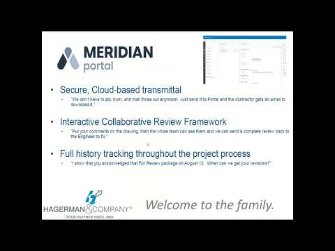 Meridian Portal – Project Collaboration in the Cloud