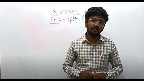 APS: GRADE 10 - MATHEMATICS - POLYNOMIALS OPT. -PART 5/5- 05/06/2020